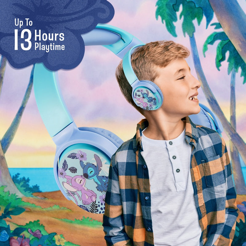 Disney Stitch Bluetooth Wireless Stereo Headphones