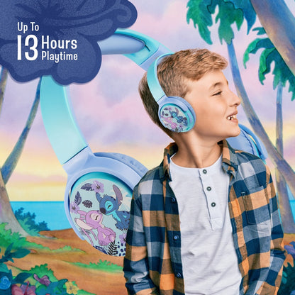Disney Stitch Bluetooth Wireless Stereo Headphones