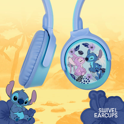 Disney Stitch Bluetooth Wireless Stereo Headphones