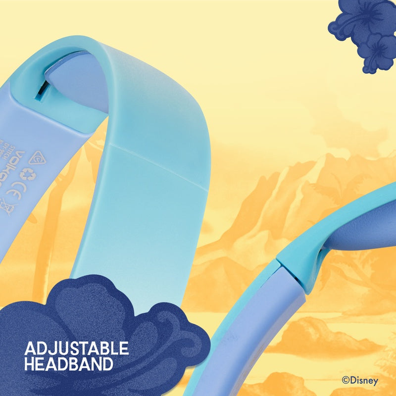 Disney Stitch Bluetooth Wireless Stereo Headphones