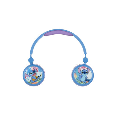 Disney Stitch Bluetooth Padded Headphone with Removable Cups