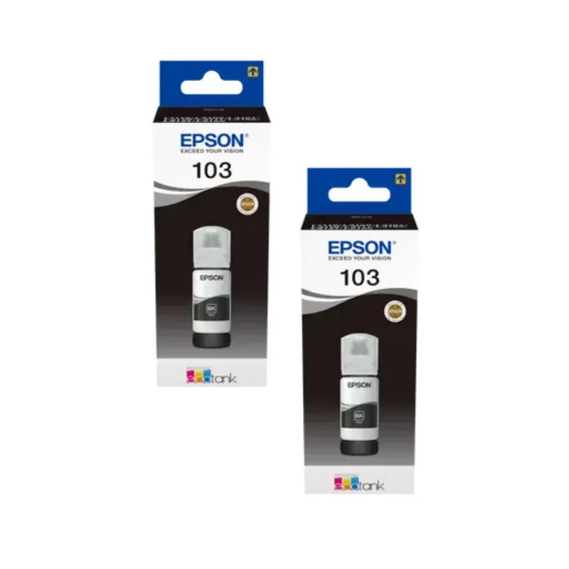 Epson 103 EcoTank Black Original Ink Dual Pack - T00S14A