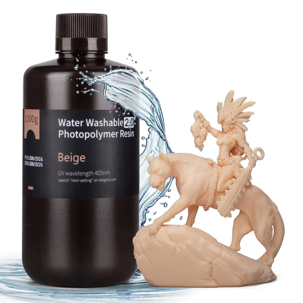 ELEGOO Water-Washable Resin V2.0 1KG