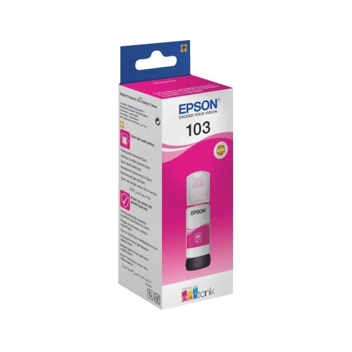 Epson 103 EcoTank Magenta Original Ink - T00S34A