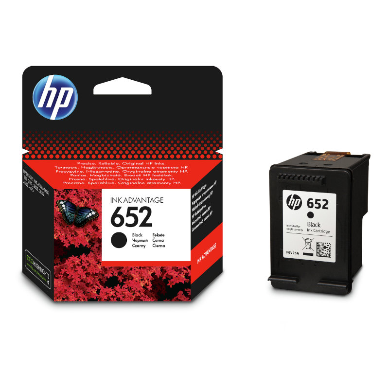 HP 652 Black and Tri Colour Original Ink Multipack - H652MP