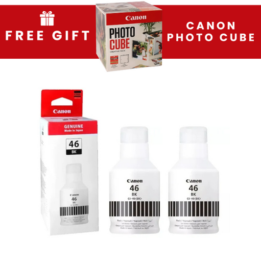 Canon GI-46 Black Original Ink Dual Pack - GI-46BK