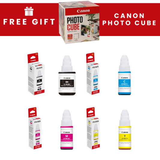 Canon GI-490 CMYK Original Continuous Ink Multipack - GI490