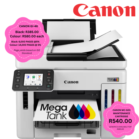 Canon MAXIFY GX7140 4-in-1 WiFi Colour MegaTank Printer - GX7140