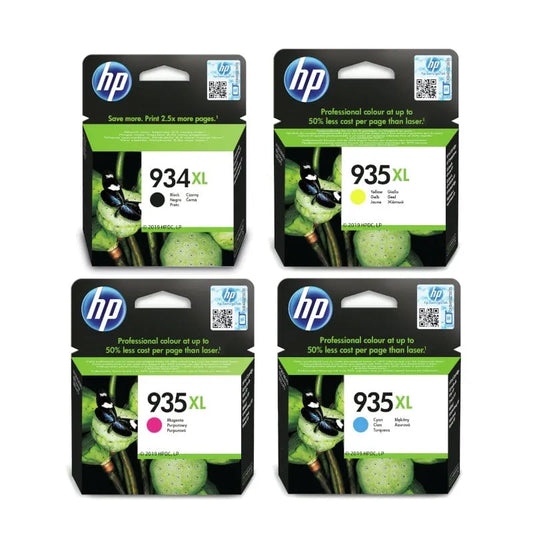 HP 934XL Black 935XL CMY High Yield Original Ink Multipack - 934XL/935XL