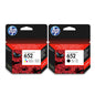 HP 652 Black and Tri Colour Original Ink Multipack - H652MP