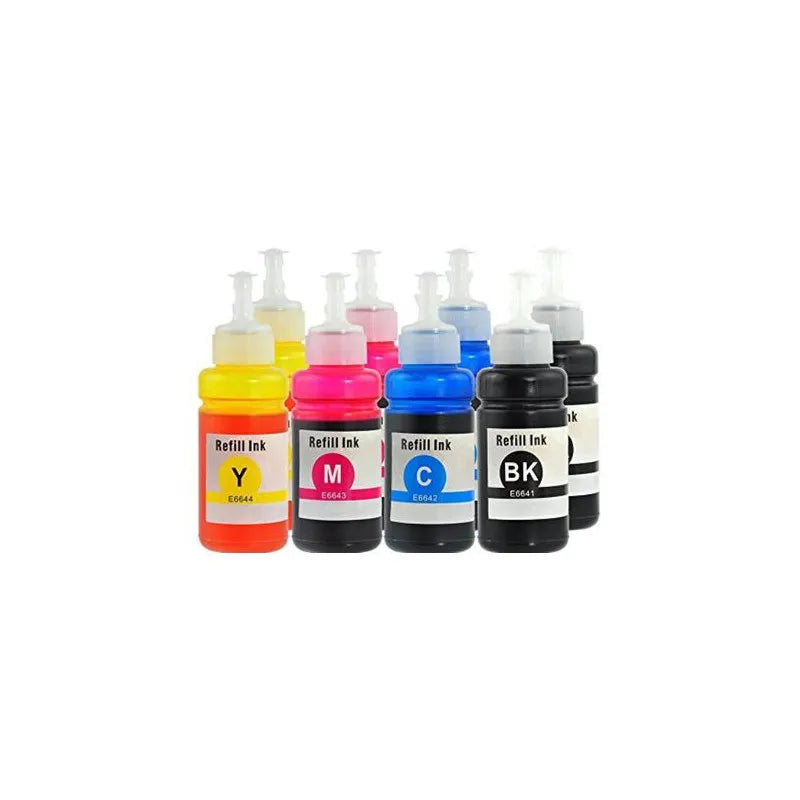 Epson 664 EcoTank CMYK Compatible Ink Bottle Double Multipack - T664