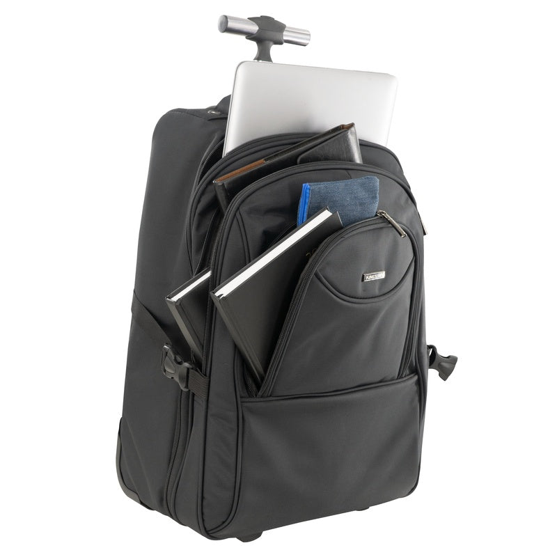 Kingsons Prime Series 15.6" Laptop Trolley Backpack
