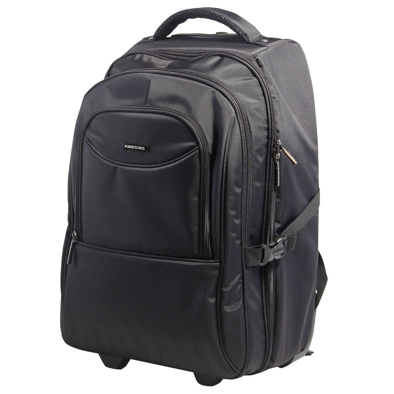 Kingsons Prime Series 15.6" Laptop Trolley Backpack