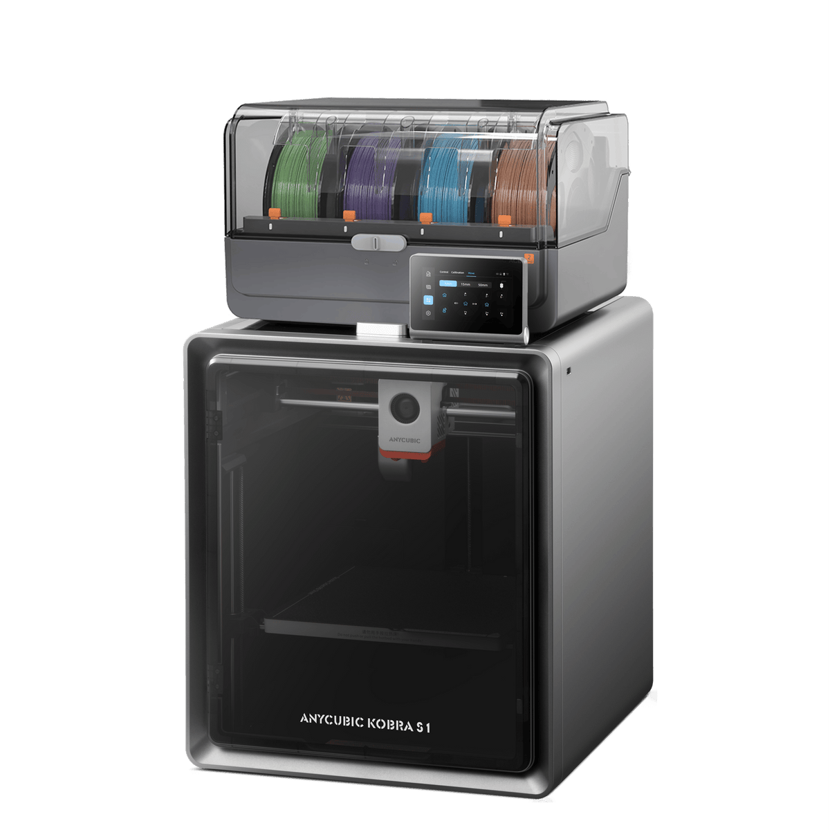ANYCUBIC Kobra S1 FDM 3D Printer & Ace 2 Pro Filament Dryer Combo
