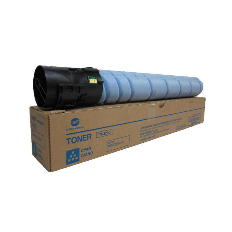 Konica Minolta TN-324 Cyan Original Toner - TN324C