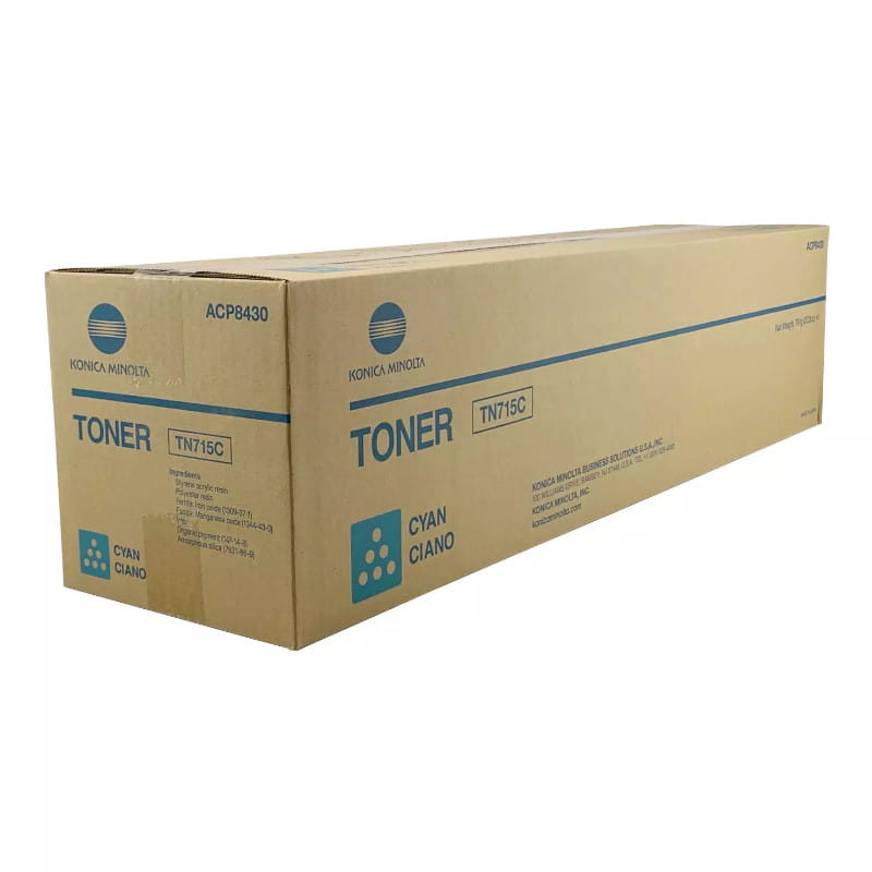 Konica Minolta TN-715 Cyan Original Toner - TN715C