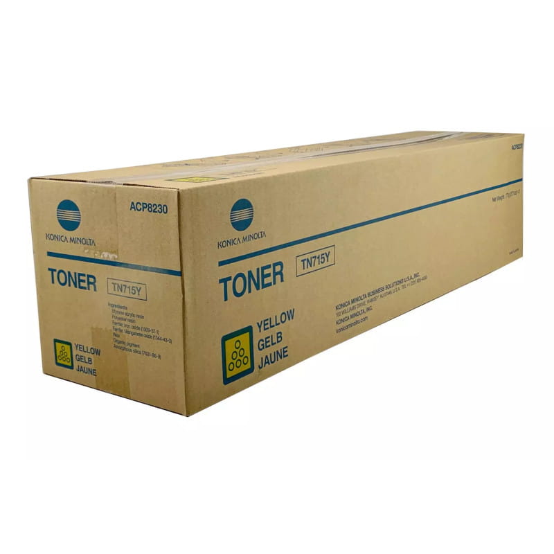 Konica Minolta TN-715 Yellow Original Toner - TN715Y