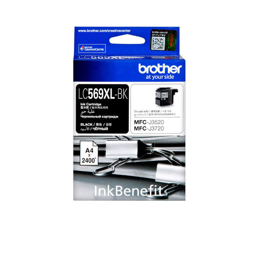 Brother LC569XL Black High Yield Original Ink - LC-569XL-BK