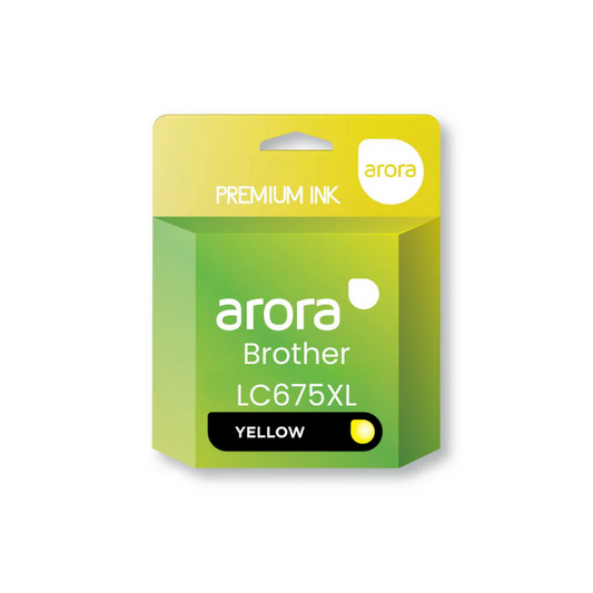 Brother LC675XL High Yield Yellow Compatible Ink - LC-675XL