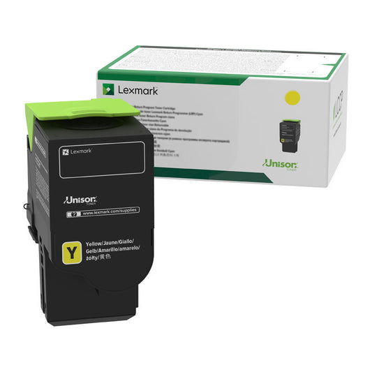 Lexmark 808Y toner yellow - Genuine Lexmark 80C80Y0 Original Toner cartridge