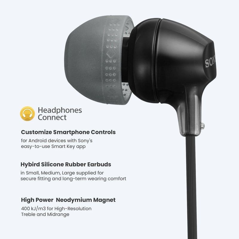 Sony MDR-EX15AP In-Ear Headphone with Mic