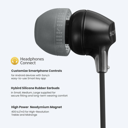 Sony MDR-EX15AP In-Ear Headphone with Mic