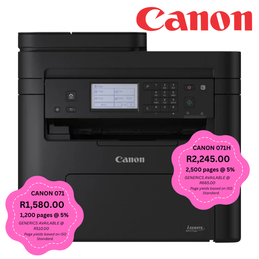Canon i-SENSYS MF275DW AiO Wi-Fi Mono Printer - MF275DW