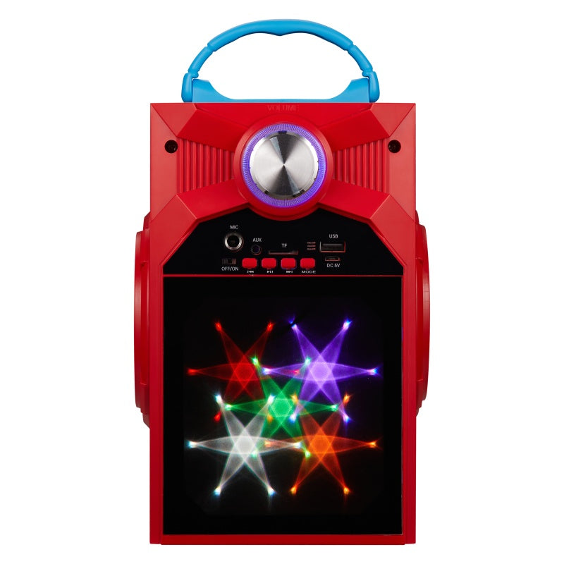 Marvel Spider-Man Galaxy LED Stars Karaoke Machine with Microphone