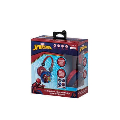 Marvel Spider-Man Auxiliary Headphone with Stickers