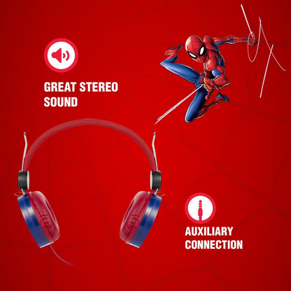 Marvel Spider-Man Auxiliary Headphone with Stickers