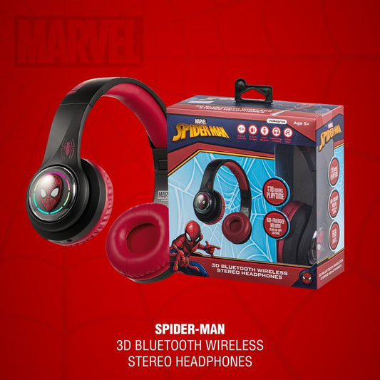 Marvel Spider-Man 3D Bluetooth Headphones