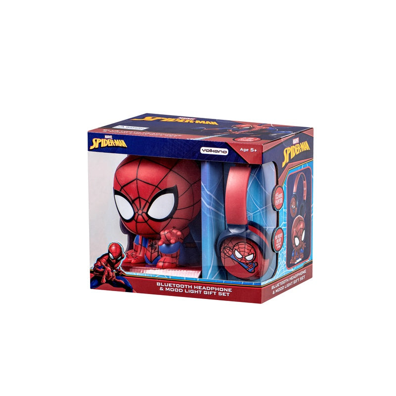 Marvel Spider-Man Soft Touch Light with Bluetooth Headphone Combo
