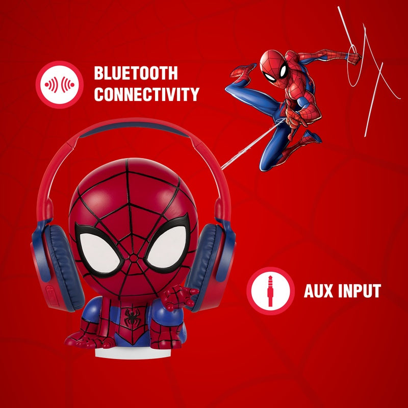Marvel Spider-Man Soft Touch Light with Bluetooth Headphone Combo
