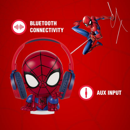 Marvel Spider-Man Soft Touch Light with Bluetooth Headphone Combo