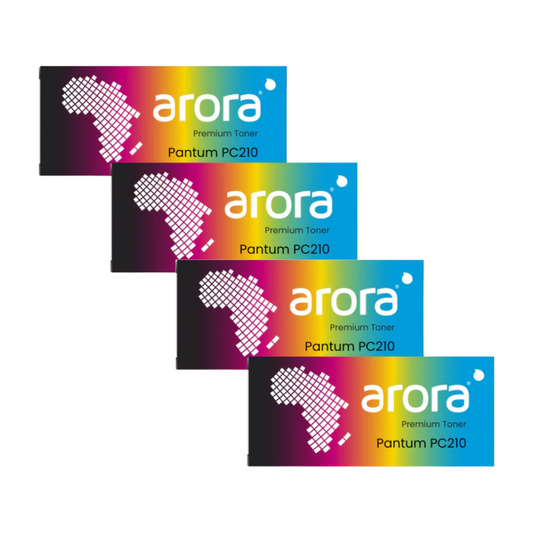 Pantum PC210 Black Compatible Toner Quad Pack - PC-210
