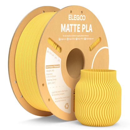 ELEGOO PLA Matte Filament 1.75mm / 1KG with Cardboard Spool
