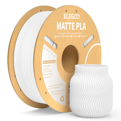 ELEGOO PLA Matte Filament 1.75mm / 1KG with Cardboard Spool