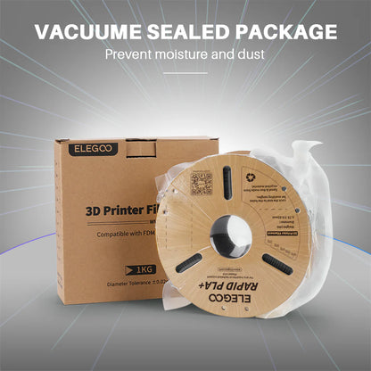 ELEGOO Rapid PLA Plus Filament 1.75mm / 1KG with Cardboard Spool