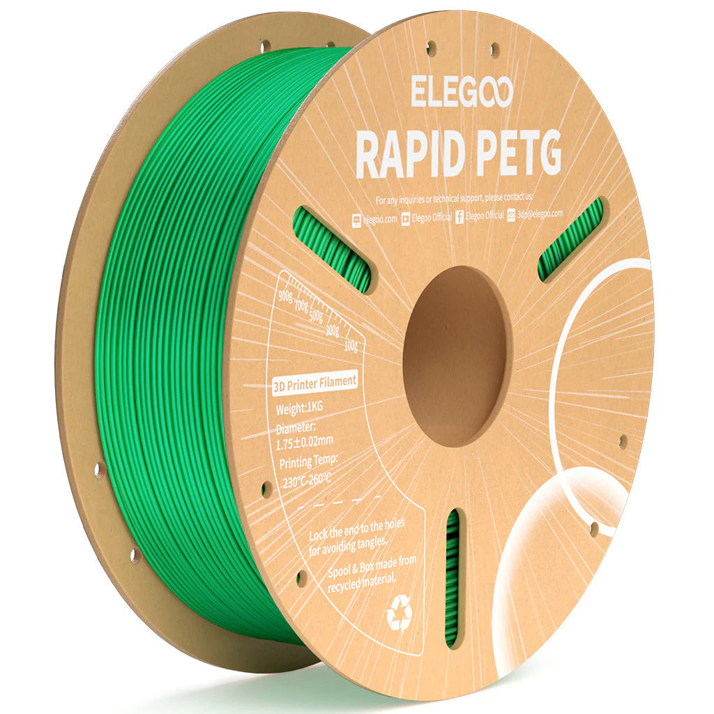 ELEGOO Rapid PETG Filament 1.75mm / 1KG with Cardboard Spool