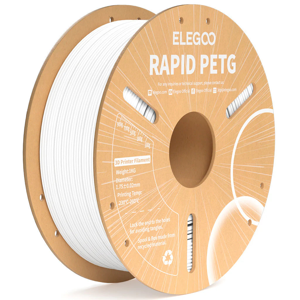 ELEGOO Rapid PETG Filament 1.75mm / 1KG with Cardboard Spool