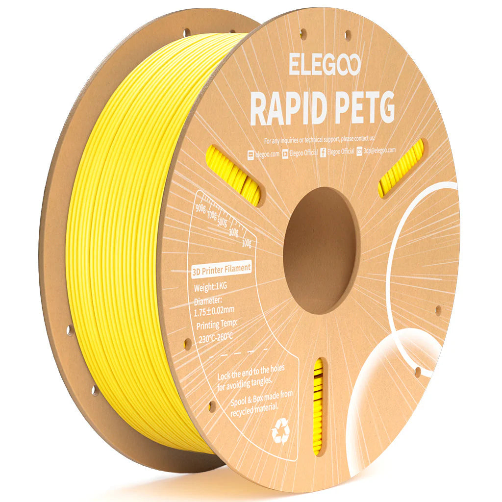 ELEGOO Rapid PETG Filament 1.75mm / 1KG with Cardboard Spool