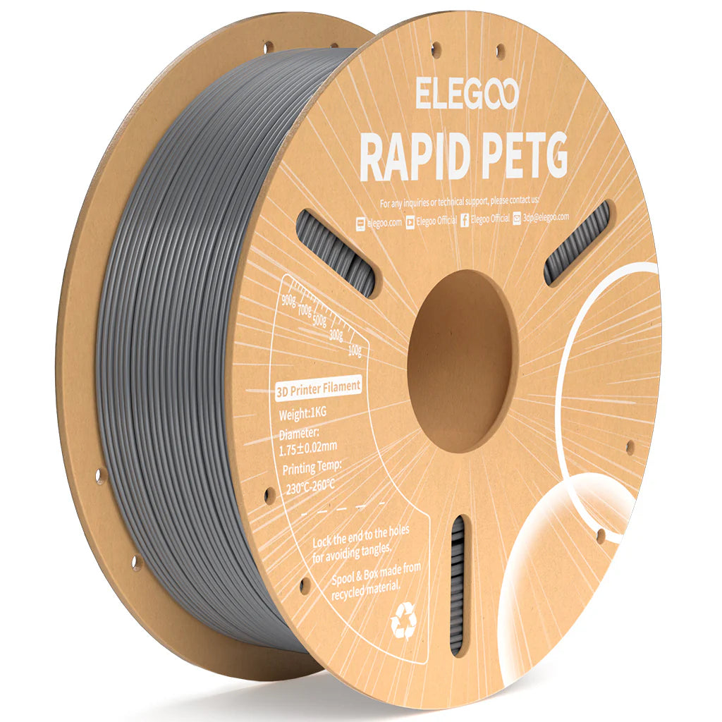 ELEGOO Rapid PETG Filament 1.75mm / 1KG with Cardboard Spool