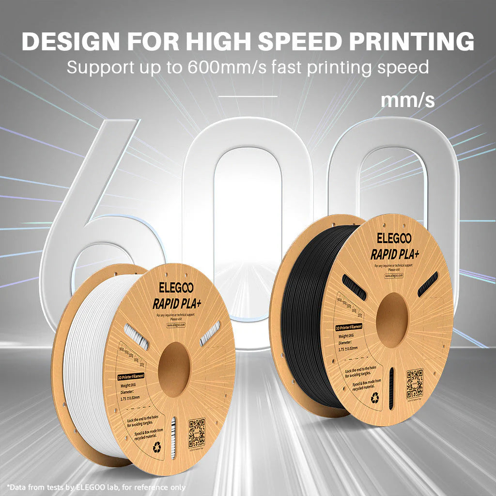 ELEGOO Rapid PLA Plus Filament 1.75mm / 1KG with Cardboard Spool