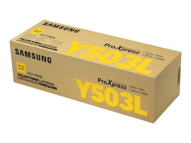 Samsung CLT-Y503L toner yellow - Genuine Samsung SU493A Original Toner cartridge