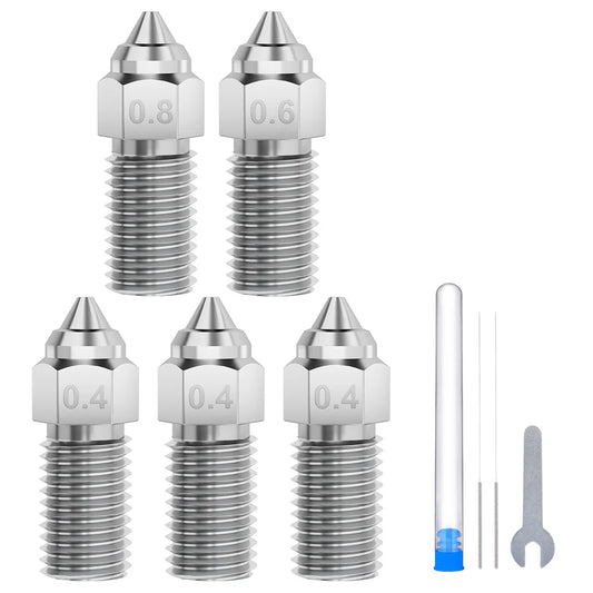 ELEGOO Multi-Size Hardened Steel Nozzle Kit for Neptune 4/4 Pro