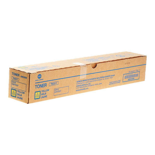 Konica Minolta TN-221 Yellow Original Toner - TN221Y