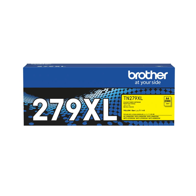 Brother TN279XL Yellow High Yield Original Toner - TN 279XLY