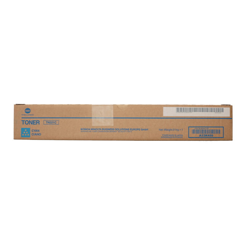 Konica Minolta TN-321 Cyan Original Toner - TN321C