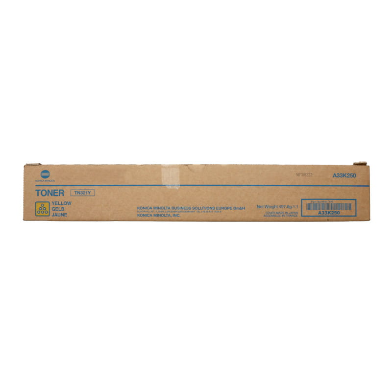 Konica Minolta TN-321 Yellow Original Toner - TN321Y