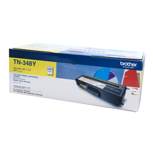 Brother TN348Y Yellow Original Toner - TN-348Y